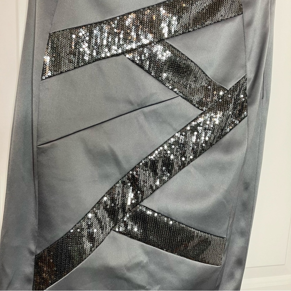 Signature by sangria gray dress size 8 - Picture 4 of 9